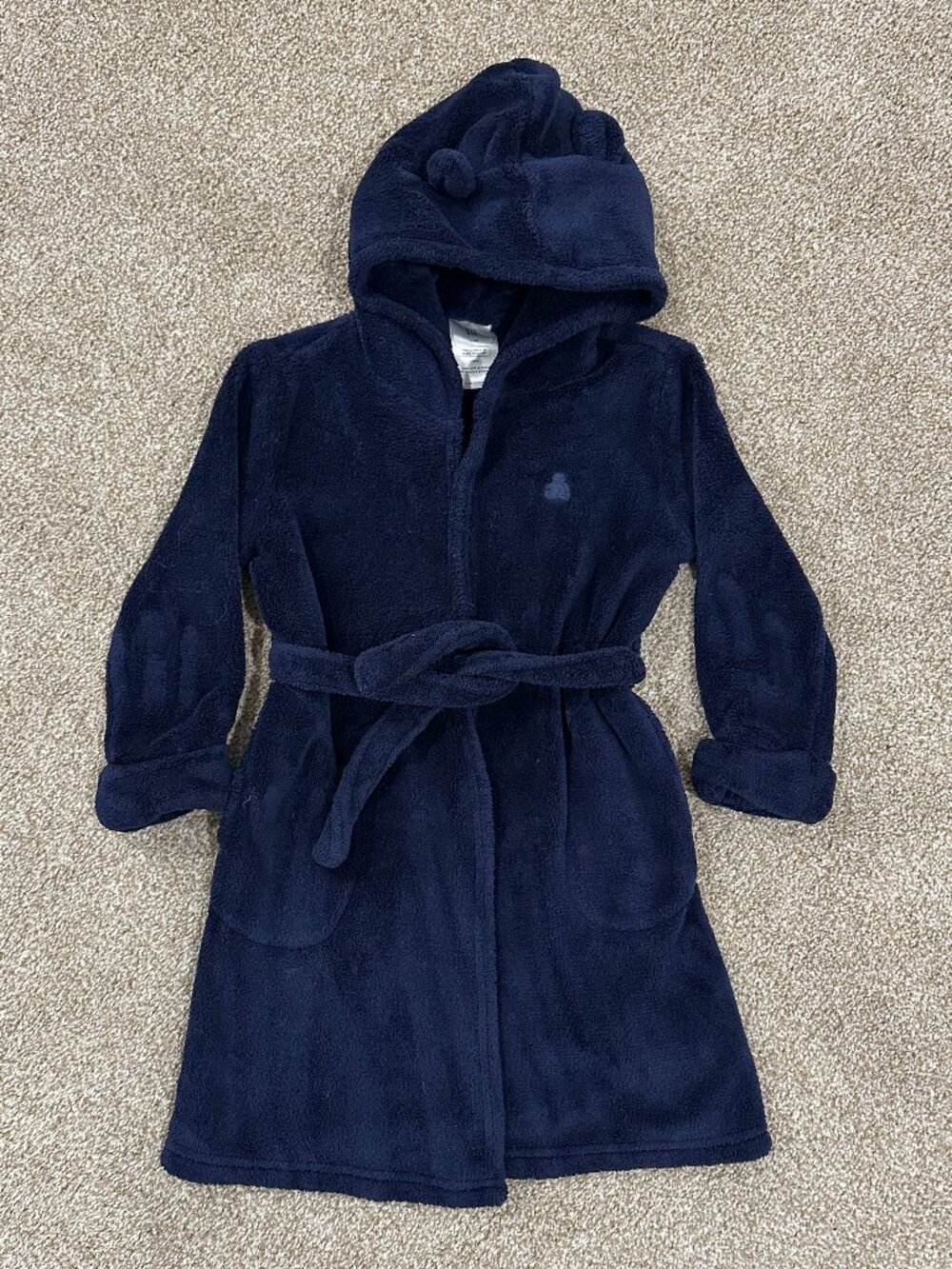 Gap Toddler Brannan Bear Robe - Size 4T - Navy Blue